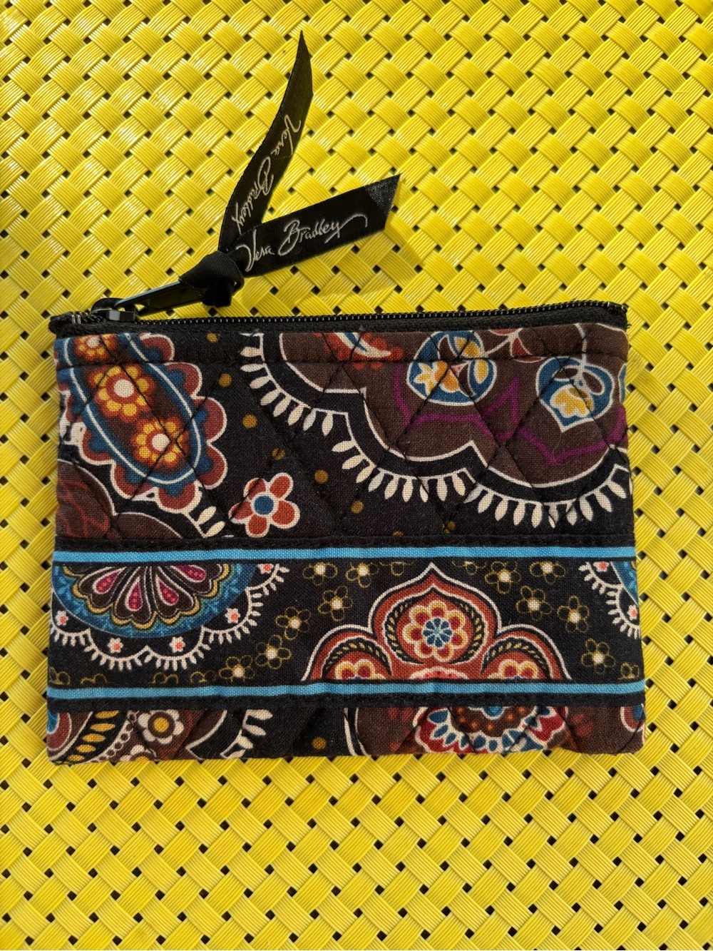 Vera Bradley in the brown paisley Kensington pattern